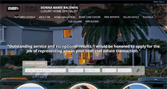 Desktop Screenshot of donnamariebaldwin.com